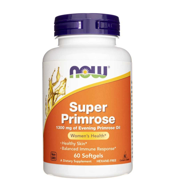 Now Foods Super Primrose 1300 mg - 60 kapsułek
olej z wiesiołka