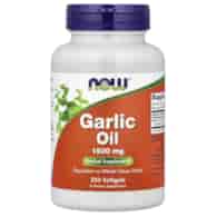 Now Foods Garlic Oil (Olej z czosnku) 1500 mg - 250 kapsułek