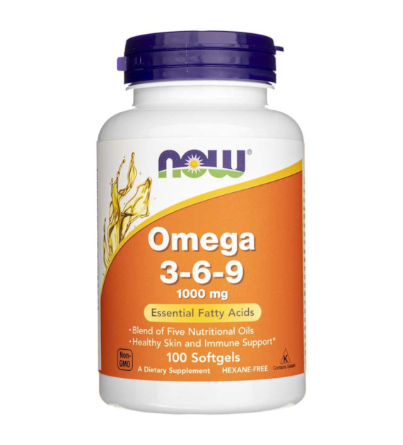 Now Foods Omega 3-6-9 100 mg - 100 kapsułek