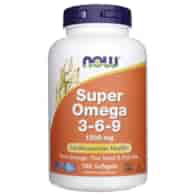 Now Foods Super-Omega 3-6-9 1200 mg - 180 Weichkapseln