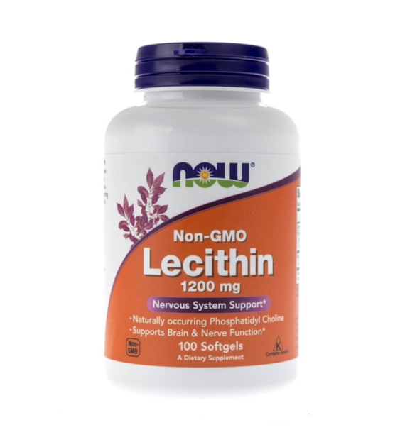 Now Foods Lecytyna (Lecithin) 1200 mg - 100 kapsułek
