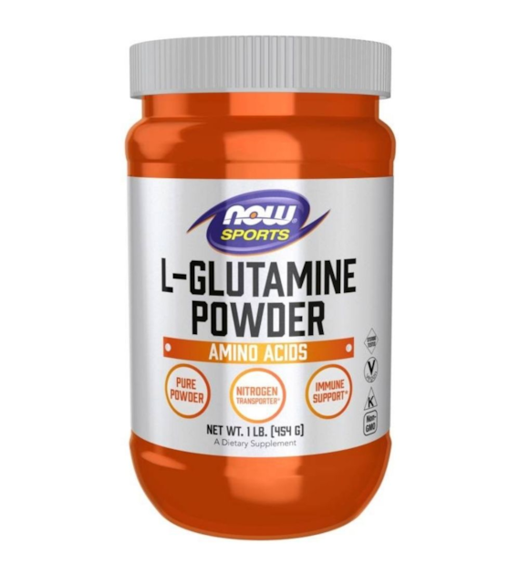 Now Foods L-glutamina w proszku - 454 g