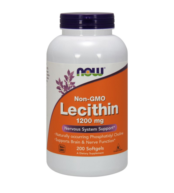 Now Foods Lecytyna (Lecithin) 1200 mg - 200 kapsułek