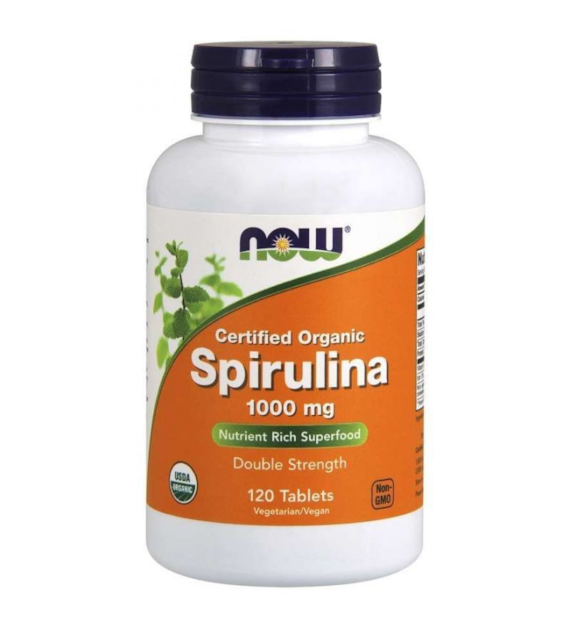 Now Foods Spirulina Double Strength 1000 mg - 120 tablet