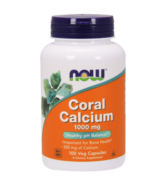 Now Foods Coral Calcium 1000 mg - 100 kapsułek