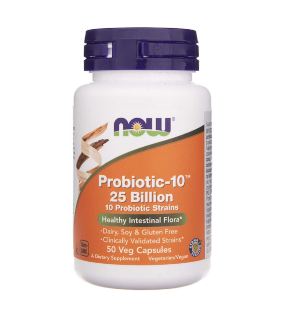 Now Foods Probiotic-10 (Probiotyk) 25 miliardów - 50 kapsułek