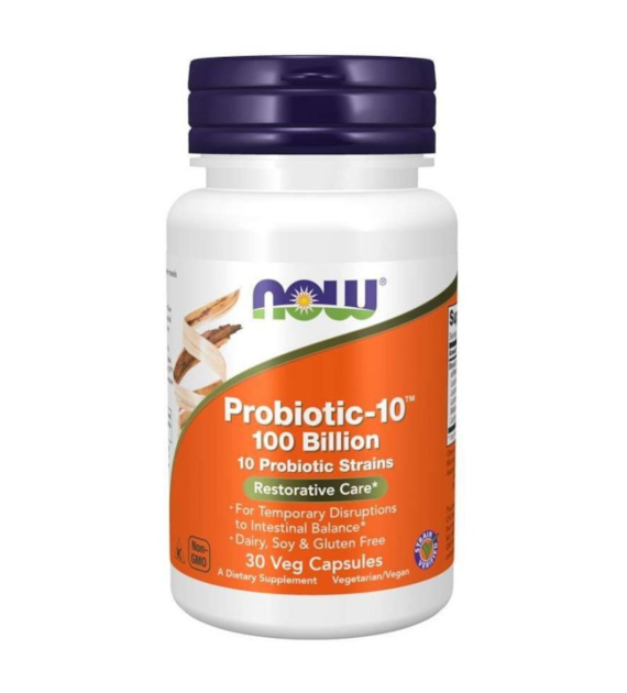 Now Foods Probiotic-10 (Probiotyk) 100 miliardów - 30 kapsułek