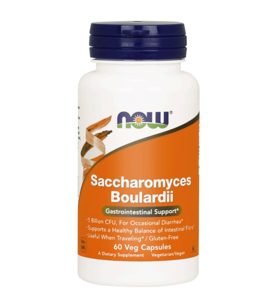 Now Foods Probiotyk Saccharomyces Boulardii - 60 kapsułek