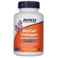 Now Foods BioCell Collagen® Hydrolyzed Type II - 120 Veg Capsules