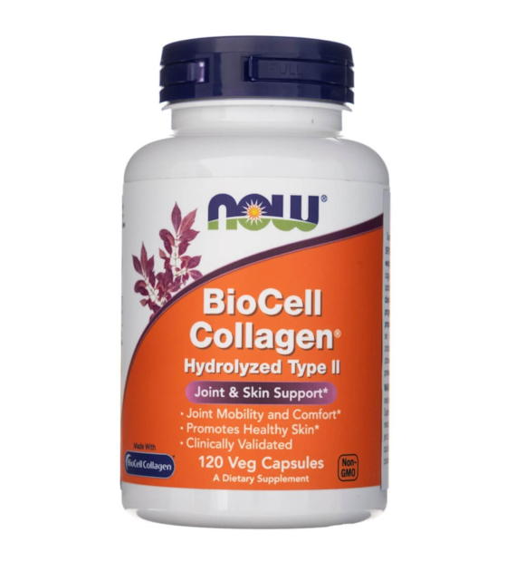 Now Foods BioCell Collagen® Hydrolyzed Type II - 120 Veg Capsules