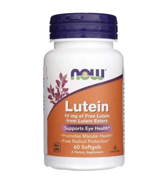 Now Foods Lutein 10 mg - 60 Softgels