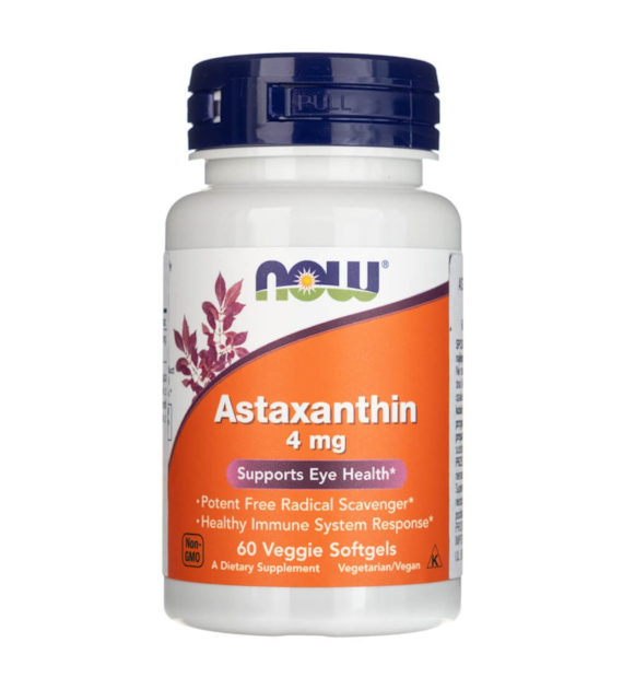 Now Foods Astaxanthin 4 mg - 60 Softgels