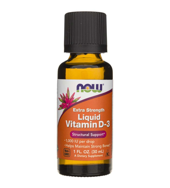 Now Foods Vitamin D3 flüssiges Extra Stärke 1000 IU - 30 ml