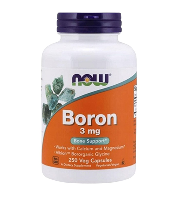 Now Foods Boron 3 mg  - 250 kapsułek