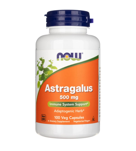 Now Foods Astragalus (Traganek) 500 mg - 100 kapsułek