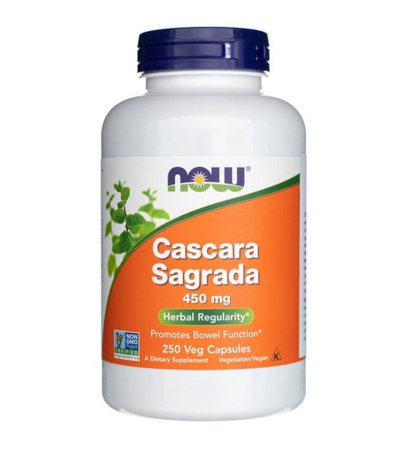 Now Foods Cascara Sagrada 450 mg - 250 Veg Capsules