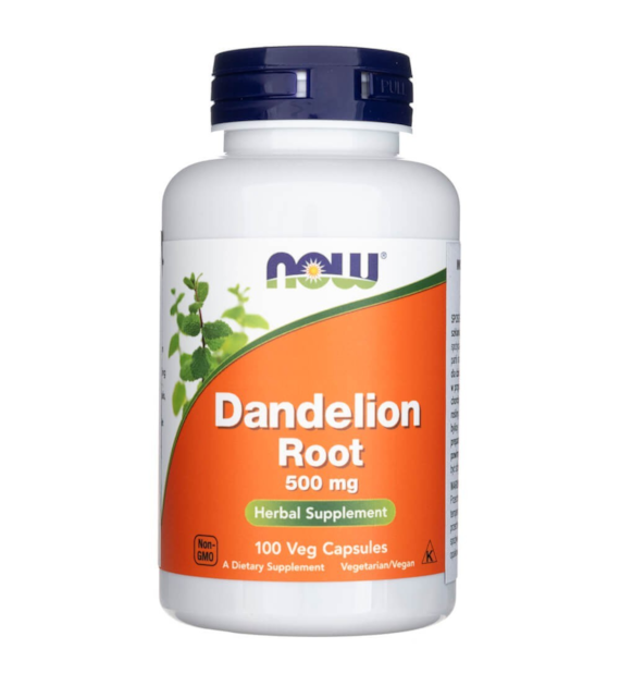 Now Foods Dandelion Root 500 mg - 100 Veg Capsules
