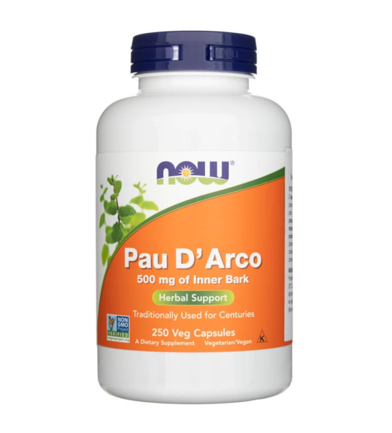 Now Foods Pau D'Arco 500 mg - 250 veg. kapslí