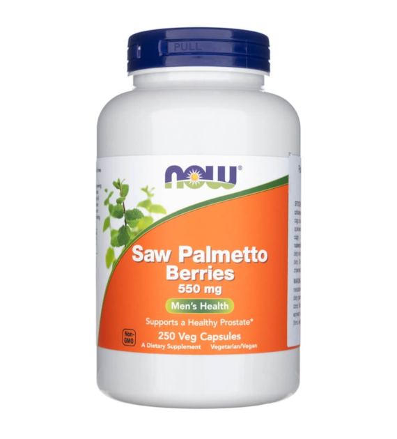 Now Foods Saw Palmetto Berries (Palma Sabałowa) 550 mg - 250 kapsułek
