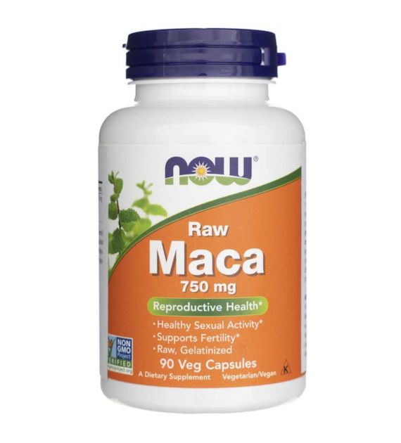 Now Foods Maca 750 mg Raw - 90 kapsułek