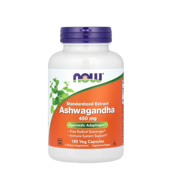 Now Foods Ashwagandha 450 mg - 180 kapsułek