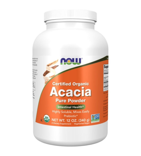 Now Foods Błonnik z akacji (Acacia Fiber) - 340 g
