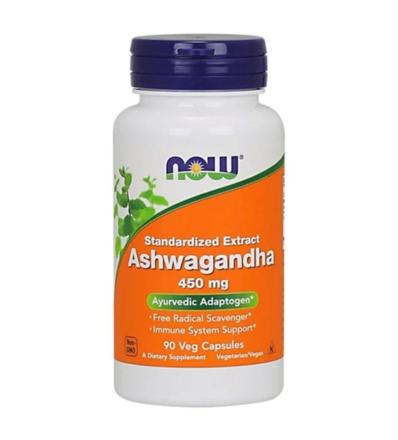 Now Foods Ashwagandha Extract 450 mg - 90 kapsułek