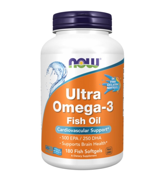 Now Foods Ultra Omega-3 Fish - 180 kapsułek