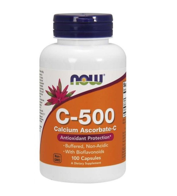 Now Foods Witamina C-500 buforowana (L-askorbinian wapnia) - 100 kapsułek
