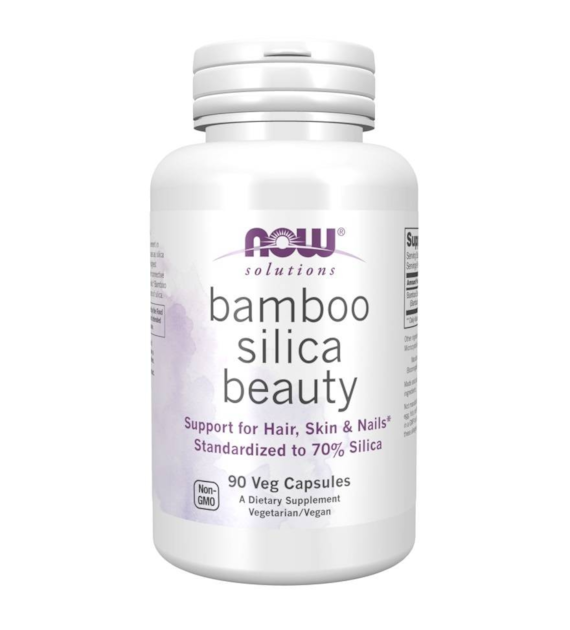 Now Foods Bamboo Silica Beauty (Wyciąg z pędów bambusa) - 90 kapsułek
