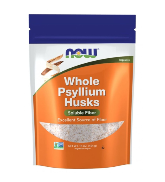Now Foods Łuski babki płesznik - 454 g