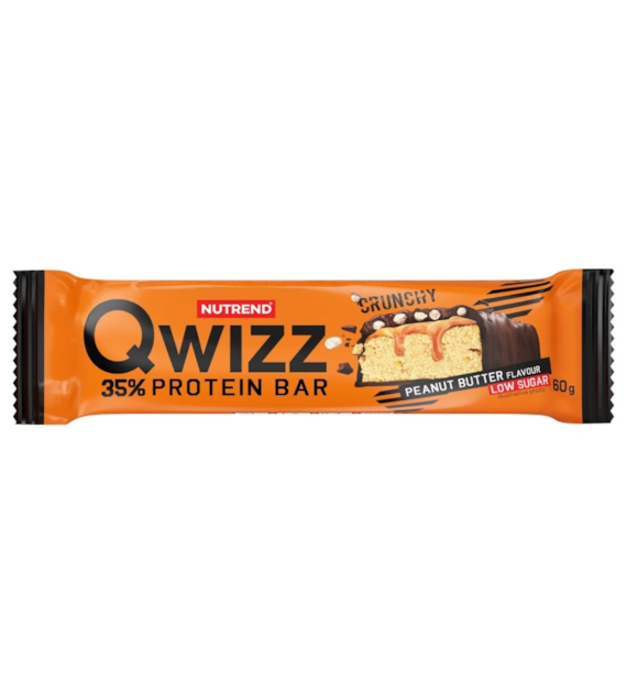 Nutrend Qwizz Protein Bar Baton proteinowy, masło orzechowe - 60 g