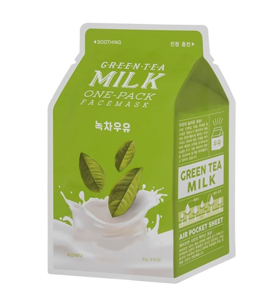 A'Pieu Maseczka w płachcie Green Tea Milk One-Pack Face Mask