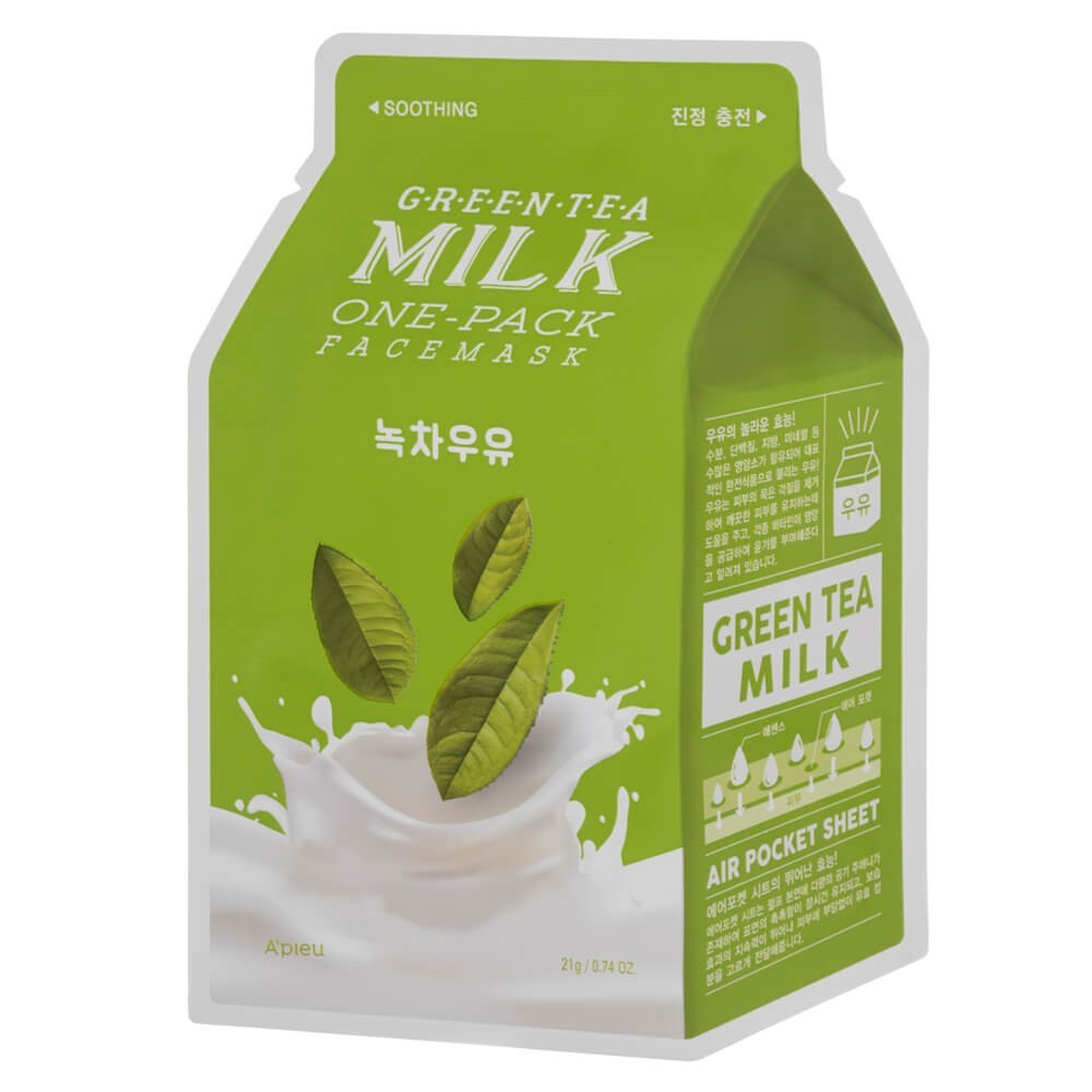 A'Pieu Maseczka w płachcie Green Tea Milk One-Pack Face Mask