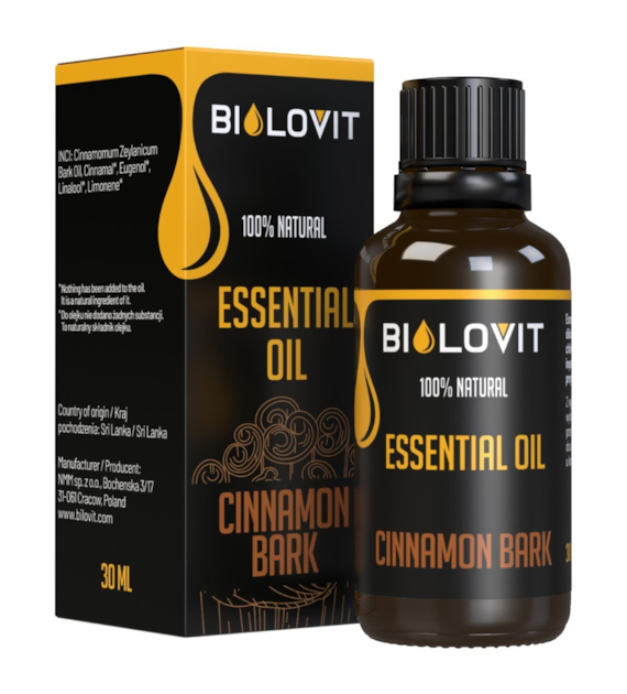 Bilovit Cinnamon Bark Essential Oil - 30 ml