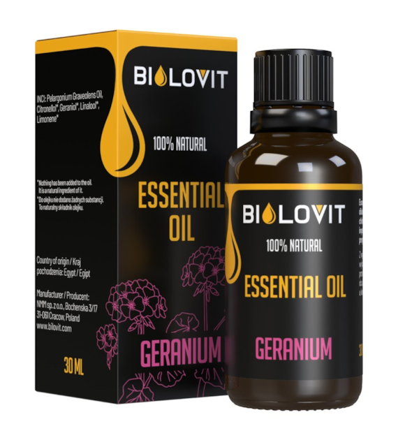 Bilovit Geranium Essential Oil - 30 ml