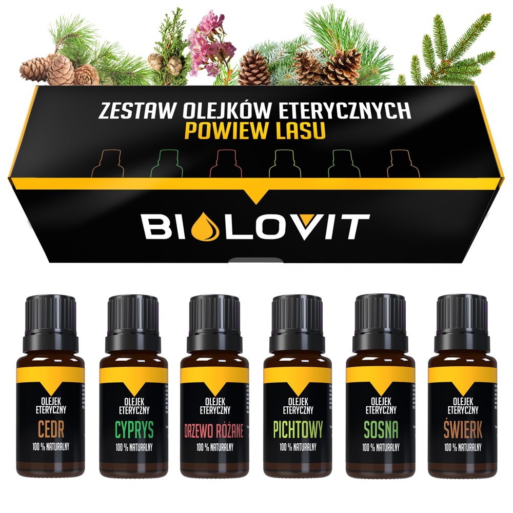 Zestaw olejków eterycznych - Powiew Lasu