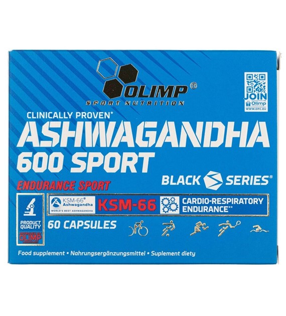 Olimp Ashwagandha 600 Sport - 60 kapsułek