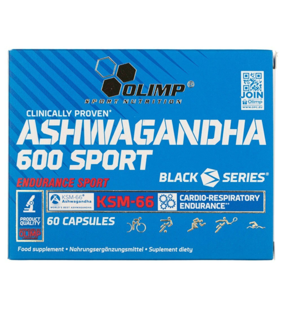 Olimp Ashwagandha 600 Sport - 60 kapsułek