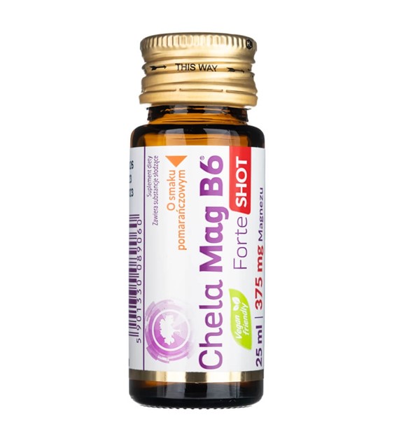 Olimp Chela-Mag B6 Forte shot (smak pomarańczowy) - 25 ml (1 ampułka)