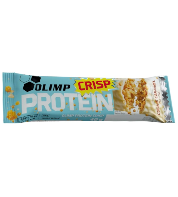 Olimp Protein Crisp Bar Baton ciasteczkowo-karmelowy - 40 g