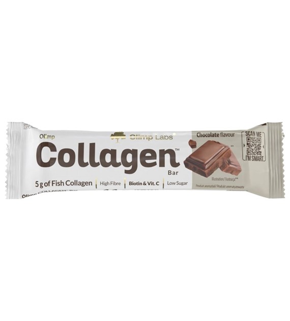 Olimp Collagen Bar Baton proteinowy z kolagenem, czekolada - 44 g