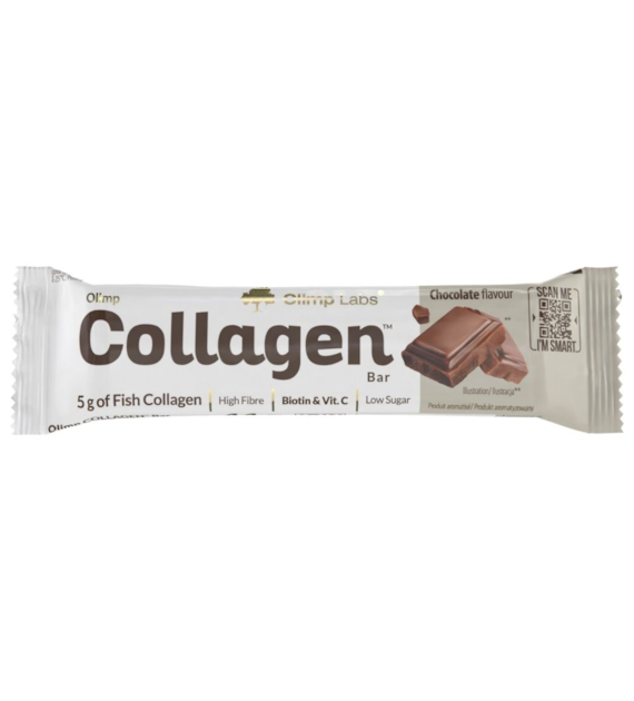 Olimp Collagen Bar Baton proteinowy z kolagenem, czekolada - 44 g