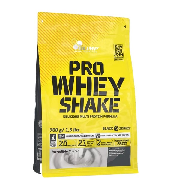 Olimp Pro Whey Shake, Odżywka białkowa czekoladowa - 700 g