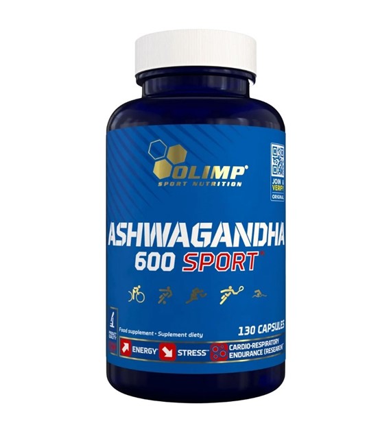 Olimp Ashwagandha 600 Sport - 130 kapsułek