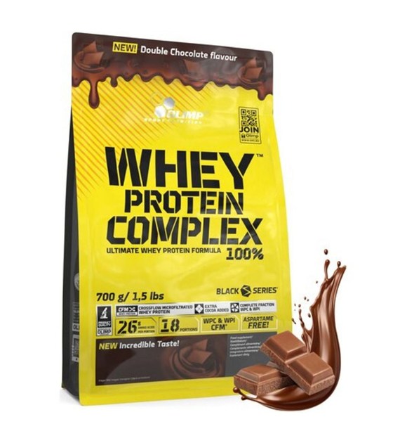 Olimp Whey Protein Complex 100%, podwójna czekolada - 700 g