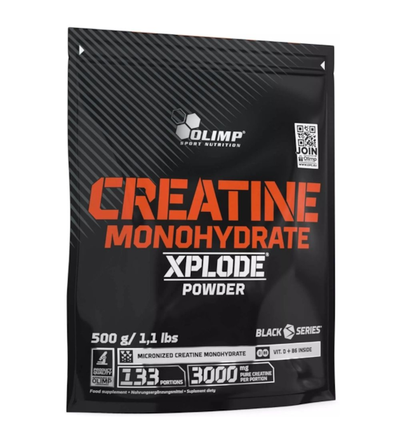 Olimp Creatine Monohydrate Xplode Powder, pomarańcza - 500 g