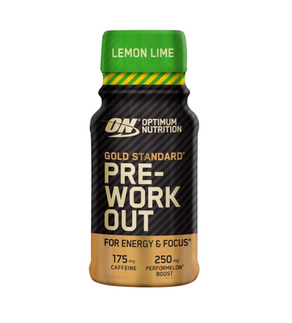 Optimum Nutrition Gold Standard Shot przedtreningowy cytryna-limonka - 60 ml