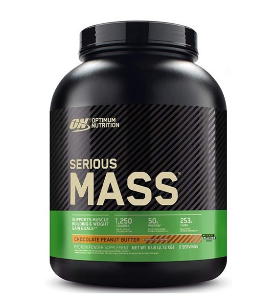 Optimum Nutrition Serious Mass, Schokolade-Erdnussbutter - 2730 g