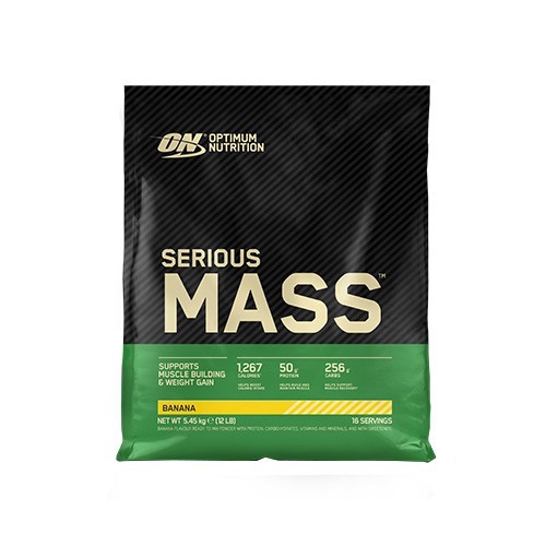 Optimum Nutrition Serious Mass, bananowe - 5450 g